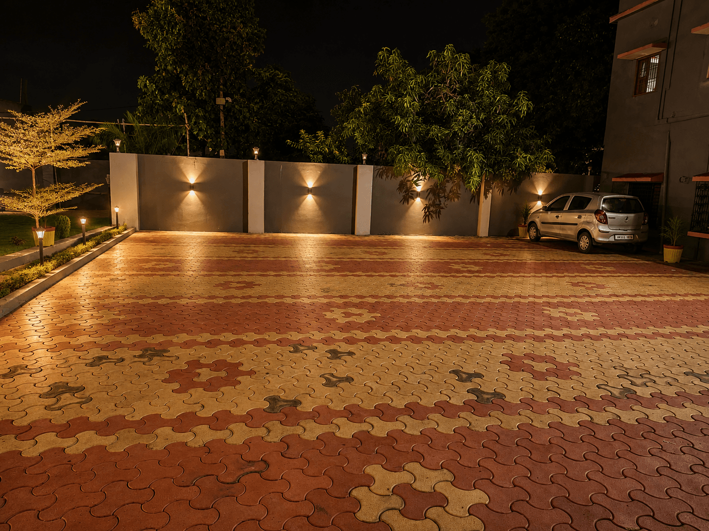 On-site parking at The City Crown Resort